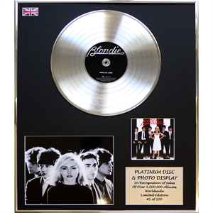 Blondie - 'Parallel Lines' 24 X 20" Framed Platinum Disc & Photo Display Ltd Edition of 100 - 951874
