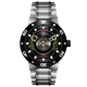 Nubeo Gents Ltd Ed Supermassive Tourbillion Watch with Stainless Steel Bracelet with Complementary Gifts - 959825