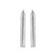 Faith & Brown Sterling Silver Stardust Oval Creole Earrings - 971417
