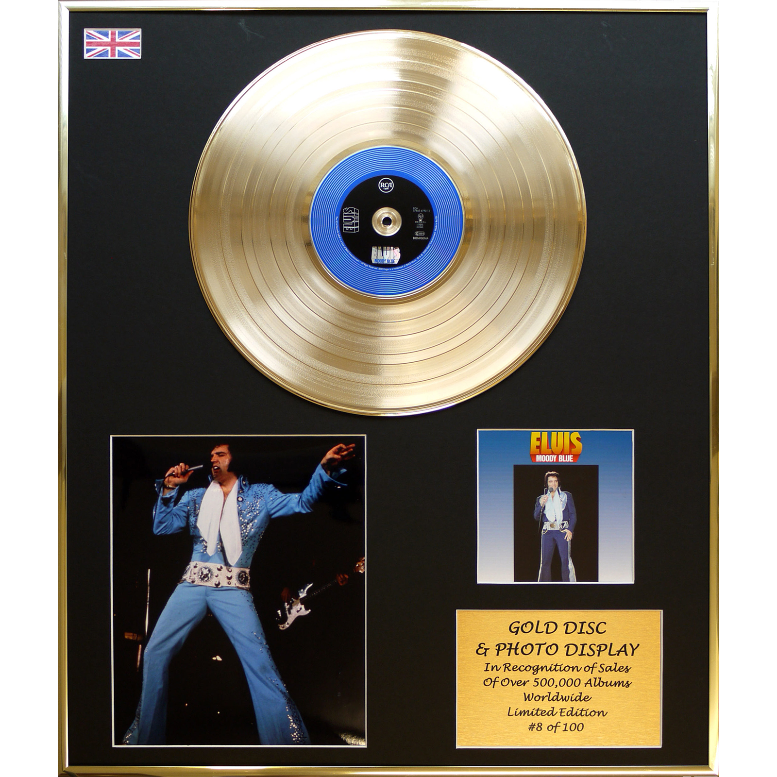 7” EP Elvis Presley Blue UK Original Elvis Presley – Blue Suede Shoes – Vinyl (7