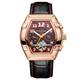 Swan & Edgar Ltd Ed Excavtor Automatic Watch with Genuine Leather Strap - 976529