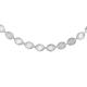 Faith & Brown Italian Crafted Radiant Oval Necklace 18" - Sterling Silver or Gold Plated - Sterling Silver
