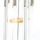 Gardenwize Solar Wind Chime - 4 Cylinder Chimes and 4 Colour-Changing LED Cylinders - 979162