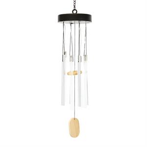 Gardenwize Solar Wind Chime - 4 Cylinder Chimes and 4 Colour-Changing LED Cylinders - 979162