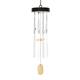 Gardenwize Solar Wind Chime - 4 Cylinder Chimes and 4 Colour-Changing LED Cylinders - 979162