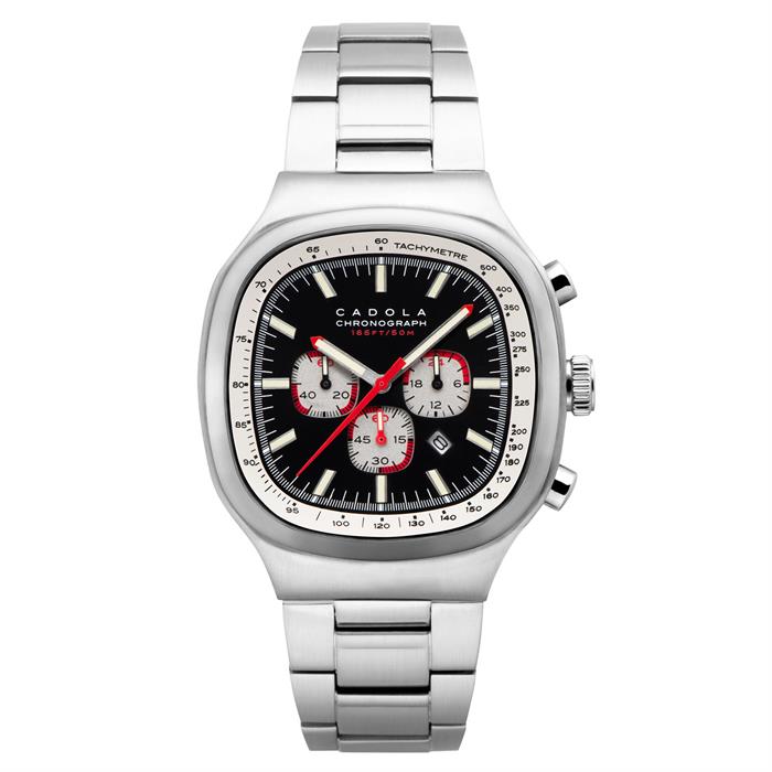 Cadola Gents Hulme Quartz Watch with Stainless Steel Bracelet - Steel Grey