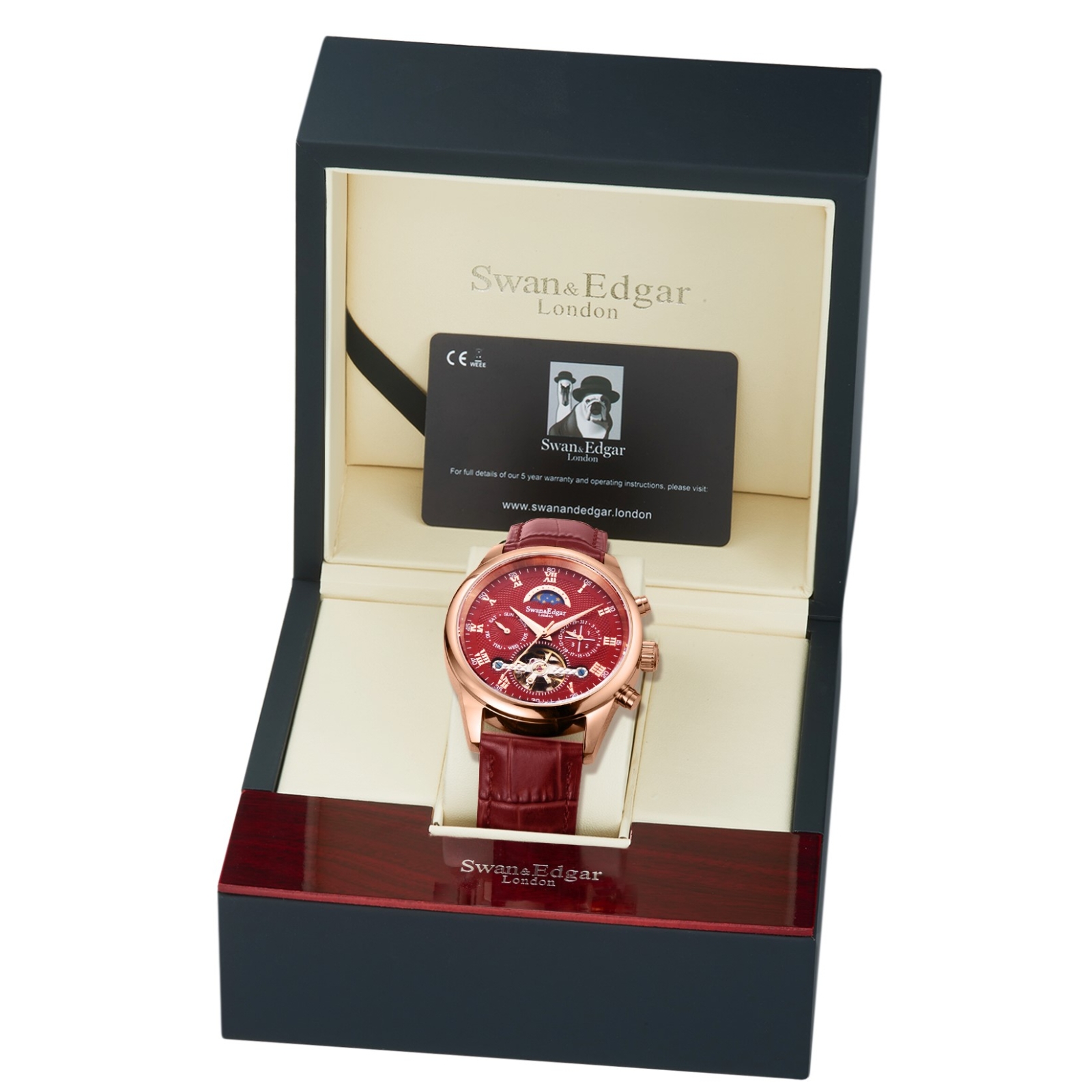 Swan And Edgar Complexity – Orologio Automatico Uomo – Quadrante Scheletrato E Fasi Lunari - 2