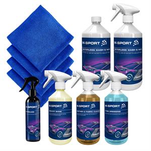 M-Sport Waterless Wash & Wax Total Car Cleaning Kit - 10 Piece - 984706