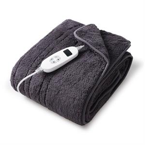 Sleepdown Luxury Teddy Fleece Heated Throw with 10 Heat Settings - 984745