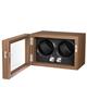 Mainspring Mahogany Oxford Guardian 2 Slot Watch Winder  - 988812