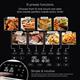 Swan Retro Dual Basket Air Fryer with Swan Cyclone Technology, LED Display and 8 Pre-Set Functions 8L - 989868