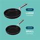 DMD VITA 2 Piece Frying Pan Set - 20cm & 24cm - Frying Pans x 2