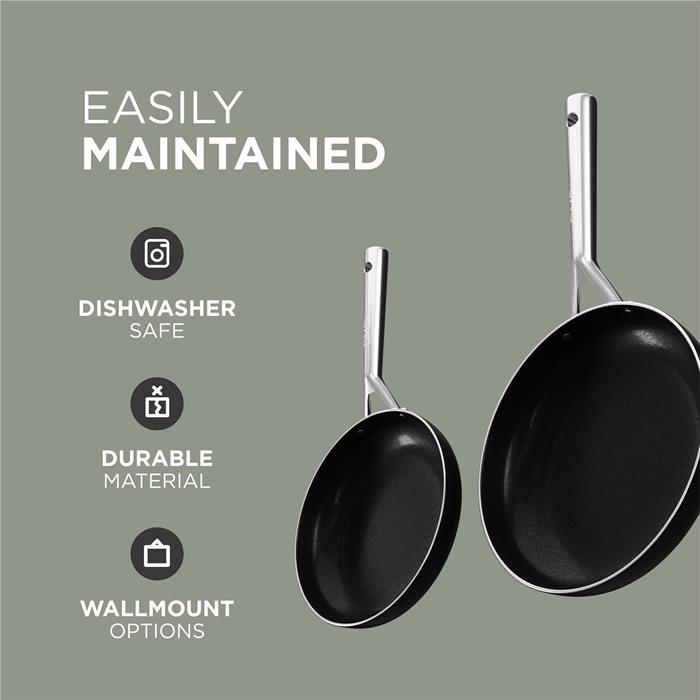 DMD VITA 2 Piece Frying Pan Set - 20cm & 24cm - 990707