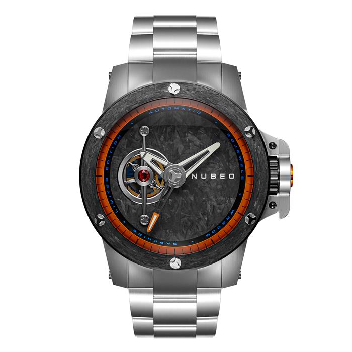 Nubeo Gents Limited Edition Curiosity Automatic Watch with Stainless Steel Bracelet - 991184