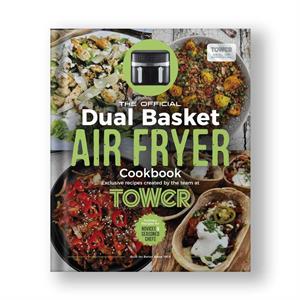 Tower Dual Basket Air Fryer Recipe Book - A5 Hardcover, 250 Pages,150+ Unique Recipes, Tips, Tricks & Step-by-Step Instructions - 997083