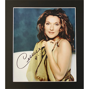 Celine Dion 12x10" Framed & Mounted Personally Signed Photo Display - 998327