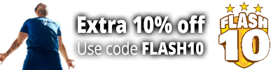 Extra 10% off all products using code FLASH10